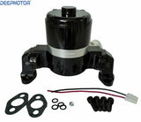 Small Block Chevy Electric Water Pump 283-327-400 SBC High Volume Flow BLACK