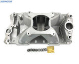 Deepmotor HI RISE Small Block Chevy SBC Single Plane Intake Manifold 350 400