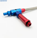 9/16-24 Red&Blue Fuel Inlet Line for Barry Grant BG/Demon/Deepmotor Carburetor