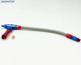 9/16-24 Red&Blue Fuel Inlet Line for Barry Grant BG/Demon/Deepmotor Carburetor