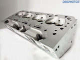 Deepmotor SBC Small Block Chevy 350 Cylinder Head Bare Straight Plug Aluminum