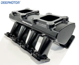 LS1 LS2 LS6 2x4150 EFI Fabricated Intake Manifold with Fuel Rails Black