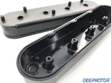 Deepmotor LS1 LS2 LS3 LS6 Fabricated Aluminum Valve Cover With Coil Mounts Black