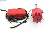 SBC BBC Chevy 350 454 Pro Billet Red Distributor Coil Ignition Kit Red Anodized