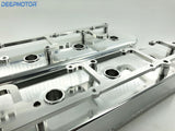 Deepmotor LS1 LS6 Fabricated Aluminum Valve Cover + Coil Bracket Sliver