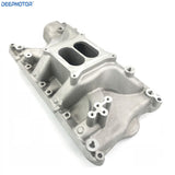 Deepmotor Small Block Ford 351W Stain Aluminum SBF Intake Manifold Dual Plane