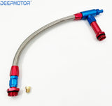 7/8-20'' Red & blue Fuel Line for Holley Carburetor double pumper 4150 4160