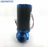 Deepmotor Billet 400GPH Electric Fuel Gas Alcohol Pump Street Racing Blue Finish