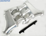 GTR R35 VR38DETT Billet Intake Manifold W/ Fuel Rail for 09-UP Nissan Silver