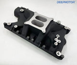 Deepmotor Aluminum Intake Manifold Dual Plane for SBF Small Block Ford 351W BLK