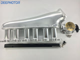 1JZ GTE Billet Fabricated Intake Manifold Fuel Rail 90mm Throttle Body