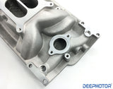 SBC SMALL BLOCK CHEVY Aluminum Intake Manifold Vortec Dual Plane 350,383 1997-up