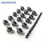 Deepmotor Chevy SBC 350 1.50 Ratio 3/8" Stainless Steel Roller Rocker Arm Set