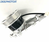 Deepmotor 35GPM Billet Electric Water Pump for 93-98 2JZ Silver