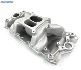 Deepmotor SBC Small Block Chevy 350 400 Air Gap intake manifold Dual Plane