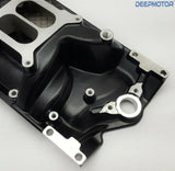 Small Block Chevy SBC Vortec Dual Plane 350 383 Intake Manifold 1996-UP Black