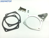 LS1 LS2 LS6 92mm Billet Throttle Body LS 4 Bolt + Throttle Cable Bracket Silver