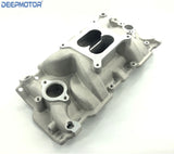 Deepmotor SBC Small Block Chevy 350 400 Aluminum intake manifold Dual Plane