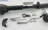 32" Auto Column Shift Tilt Steering Column with Key & Wheel Adapter Black