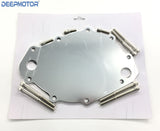 Water Pump Backing Plate Billet Aluminum Clear Anodized For BBF 429/460