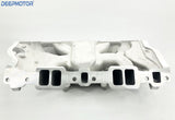 Deepmotor SBC Small Block Chevy 350 400 intake manifold Dual Plane