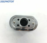 Deepmotor Finned Oval Polished Aluminum Valve Cover Oil Breather Cap SBC 350 302