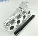 Billet Intake Manifold for S13 SR20 SR20DET Fuel Rail 76mm Throttle Body Set