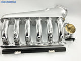 For BMW M50 M52 Billet Intake Manifold w/ Fuel Rail kit +Throttle Body set