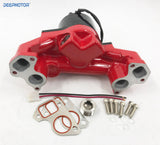 Deepmotor LS LS1 LS2 LS6 6.0 Engines Electric Water Pump 35+ GPM Aluminum Red