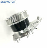 Deepmotor 35GPM Billet Electric Water Pump for 93-98 2JZ Silver