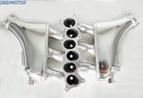 GTR R35 VR38DETT Billet Intake Manifold W/ Fuel Rail for 09-UP Nissan Silver