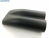 Shotgun Double Barrel Black Coated Aluminum Intake Hood Scoop Smooth Single Carb