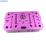 Billet Race Calibrated Carburetor Metering Block for Holley 4150 Carb Purple