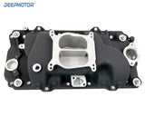 Dual Plane Intake Manifold Oval Ports W/ gaskets for BBC Big Block Chevy Black