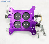 Billet CNC Carburetor Base Plate for Holley 750 CFM 4150 Double Pumper Carb