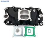 Dual Plane Intake Manifold Oval Ports W/ gaskets for BBC Big Block Chevy Black