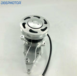 Deepmotor 35GPM Billet Electric Water Pump for 93-98 2JZ Silver