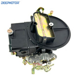 Deepmotor 2 Barrel Carburetor 350 CFM  Manual Choke Black